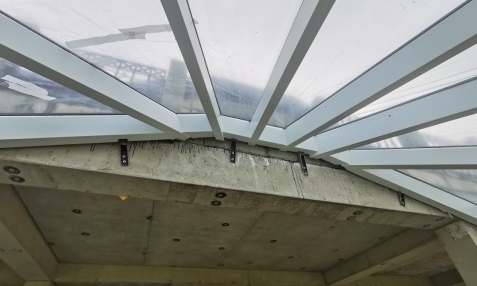 несущая конструкция из алюминия для крыши