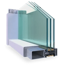 Утепление фасадного остекления