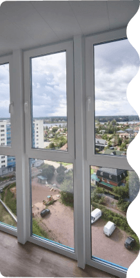 Замена фасадного остекления